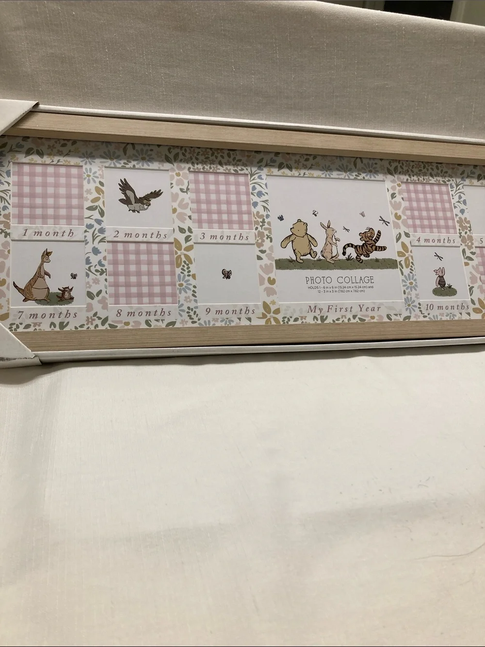 Wendy Bellissimo Pink Winnie the Pooh Baby Photo Collage Frame